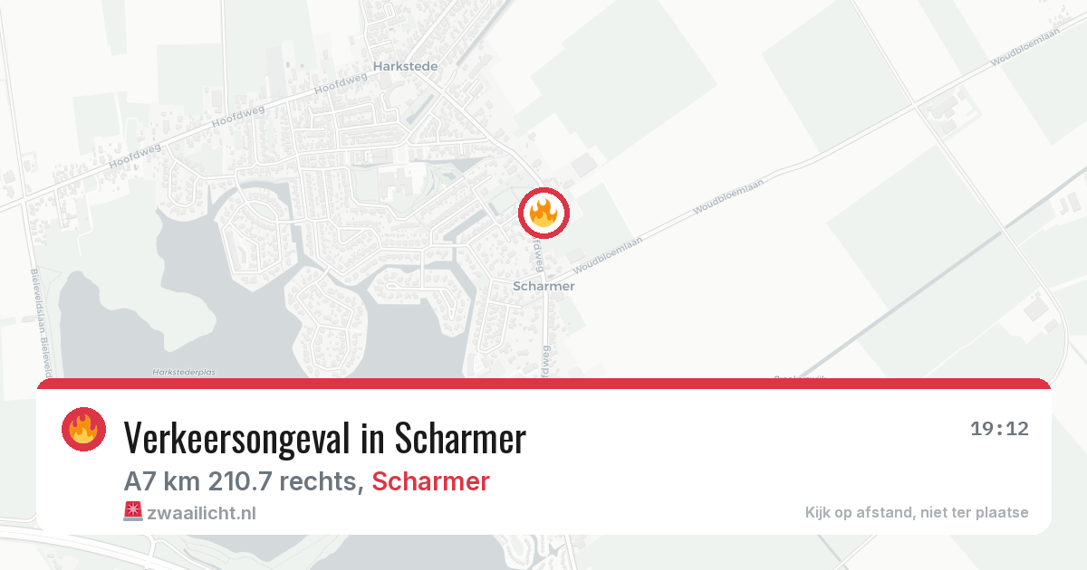 Verkeersongeval in Scharmer — 27 apr 2026