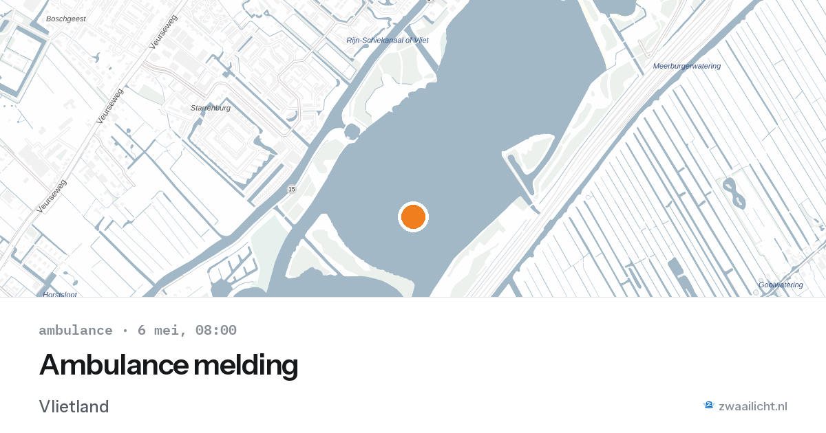 Ambulance melding — 6 feb 2026