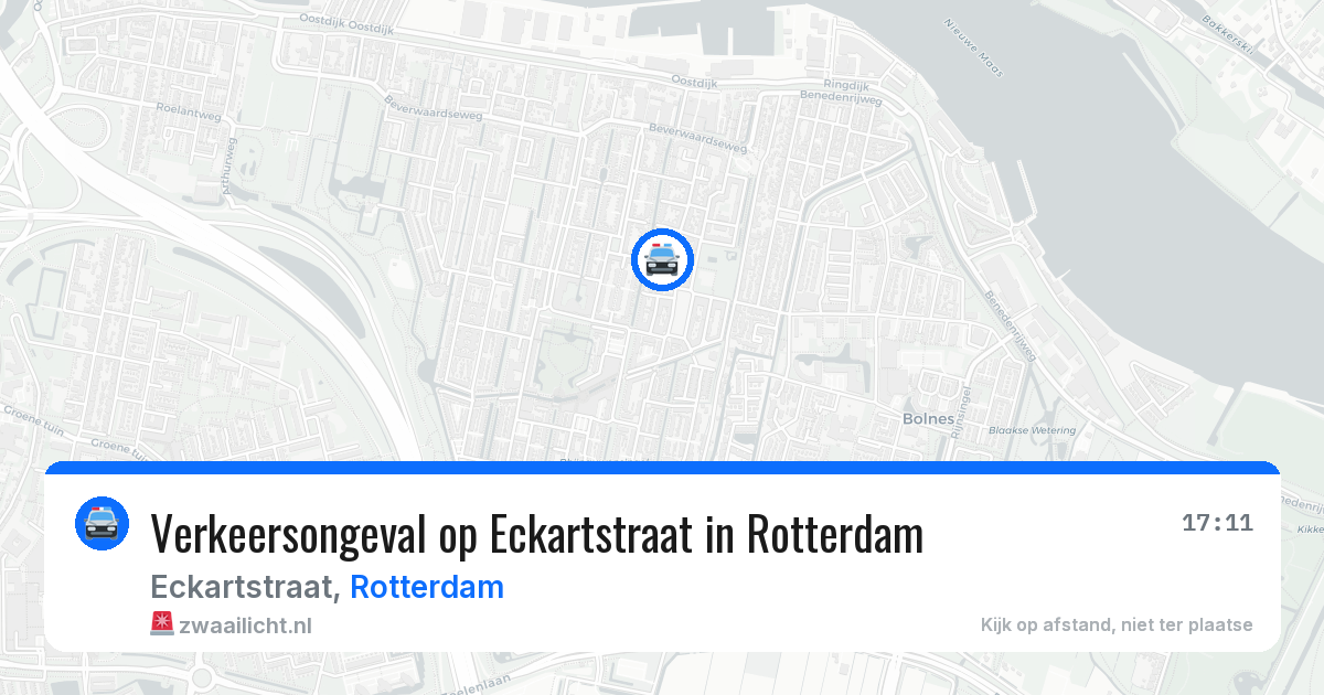 Verkeersongeval op Eckartstraat in Rotterdam — 27 mei 2026