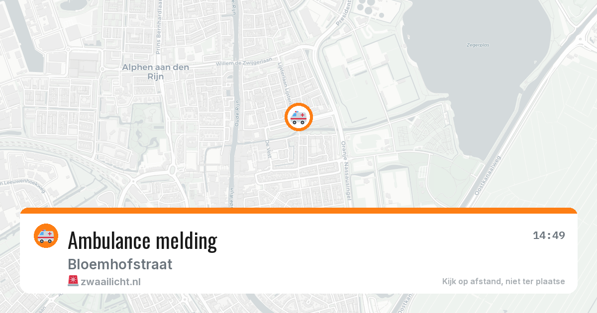 Ambulance melding — 2 apr 2026