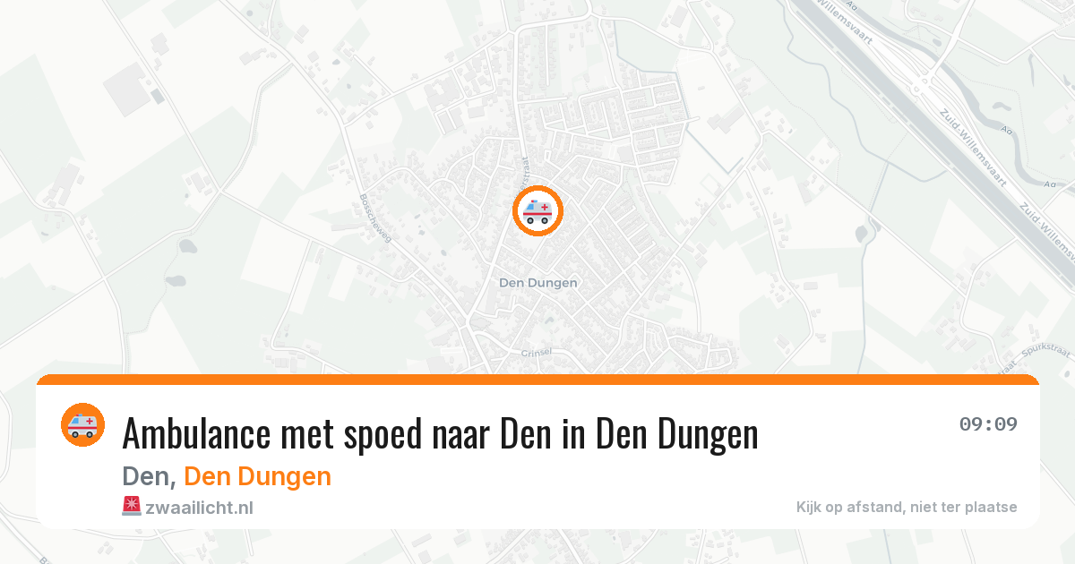 Ambulance met spoed naar Den in Den Dungen — 23 jun 2026