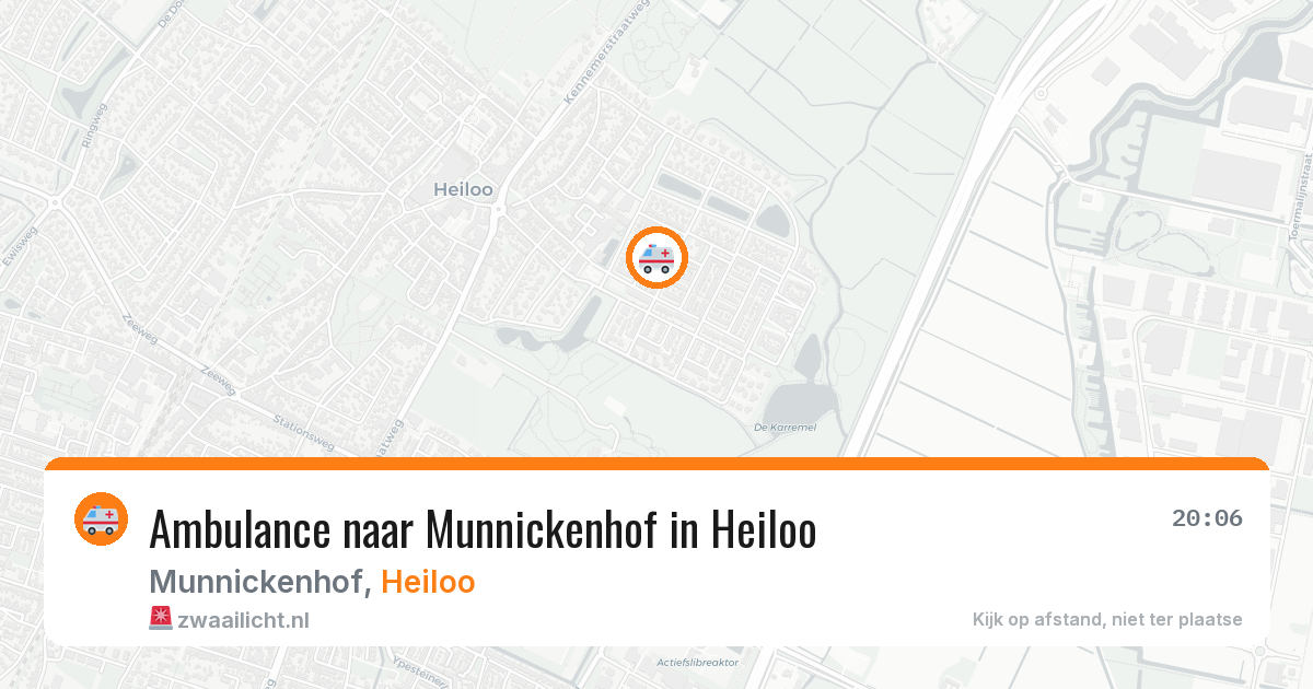 Ambulance naar Munnickenhof in Heiloo — 9 jun 2026