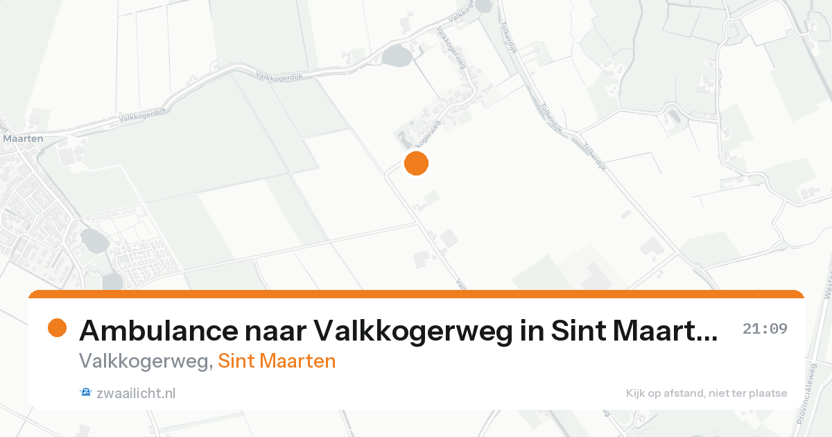 Ambulance naar Valkkogerweg in Sint Maarten — 10 aug 2026