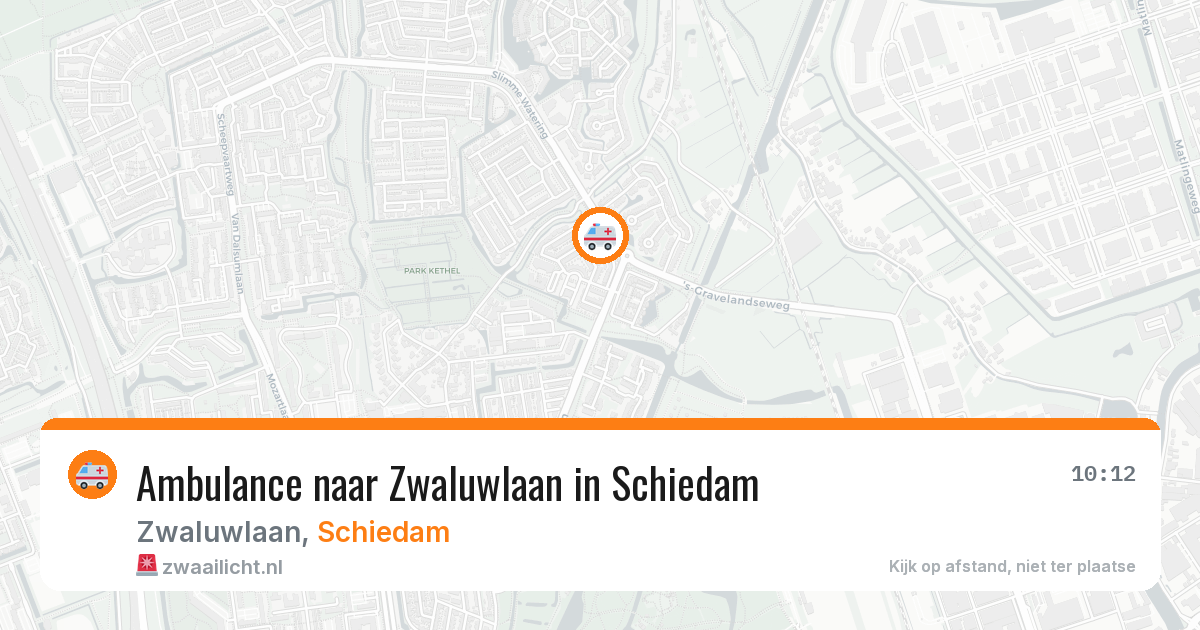 Ambulance naar Zwaluwlaan in Schiedam — 23 jun 2026