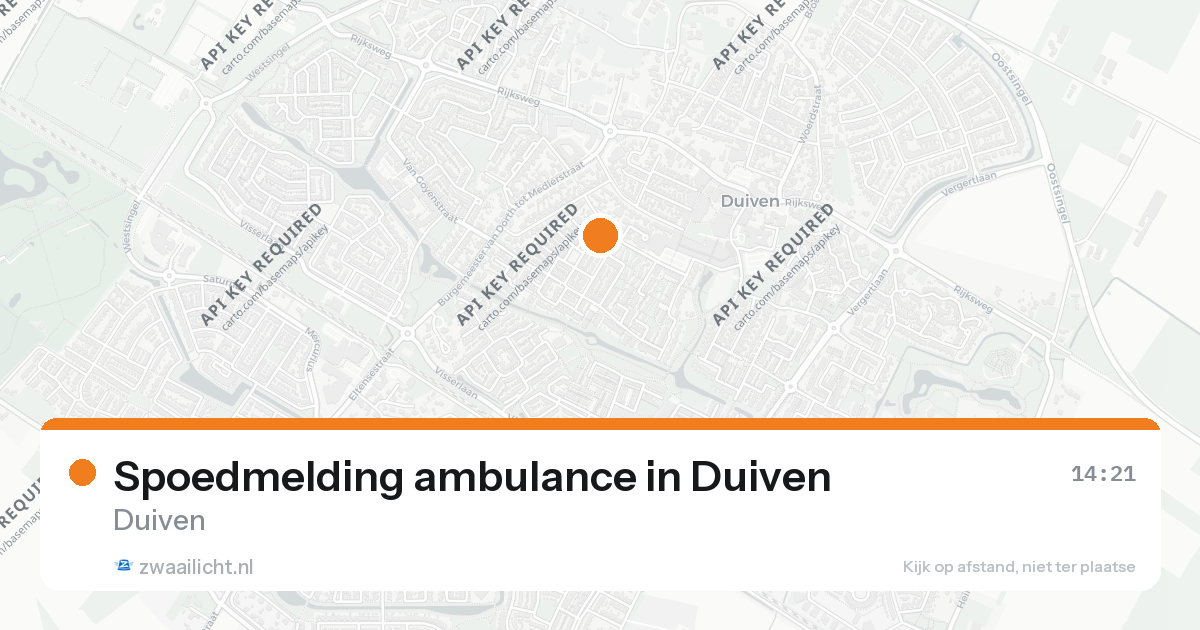 Spoedmelding ambulance in Duiven — 26 aug 2026