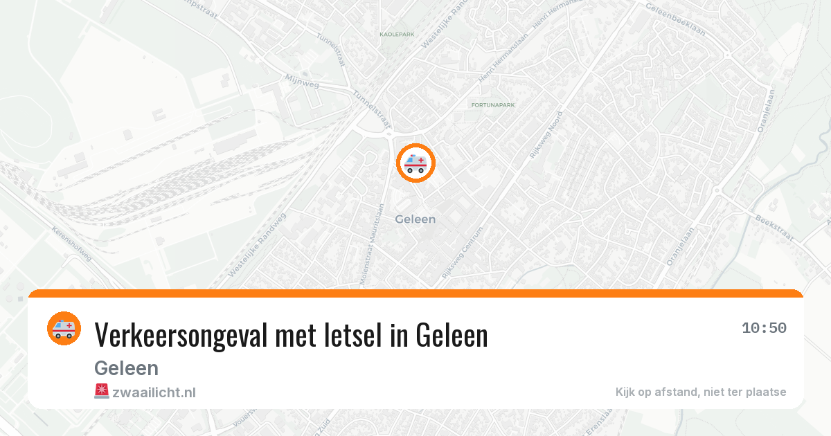 Verkeersongeval met letsel in Geleen — 1 jul 2026