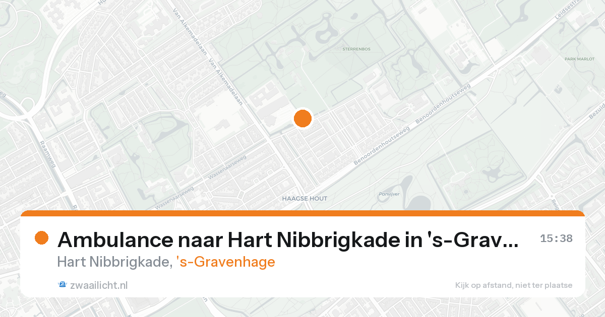 Ambulance naar Hart Nibbrigkade in 's-Gravenhage — 30 jan 2026