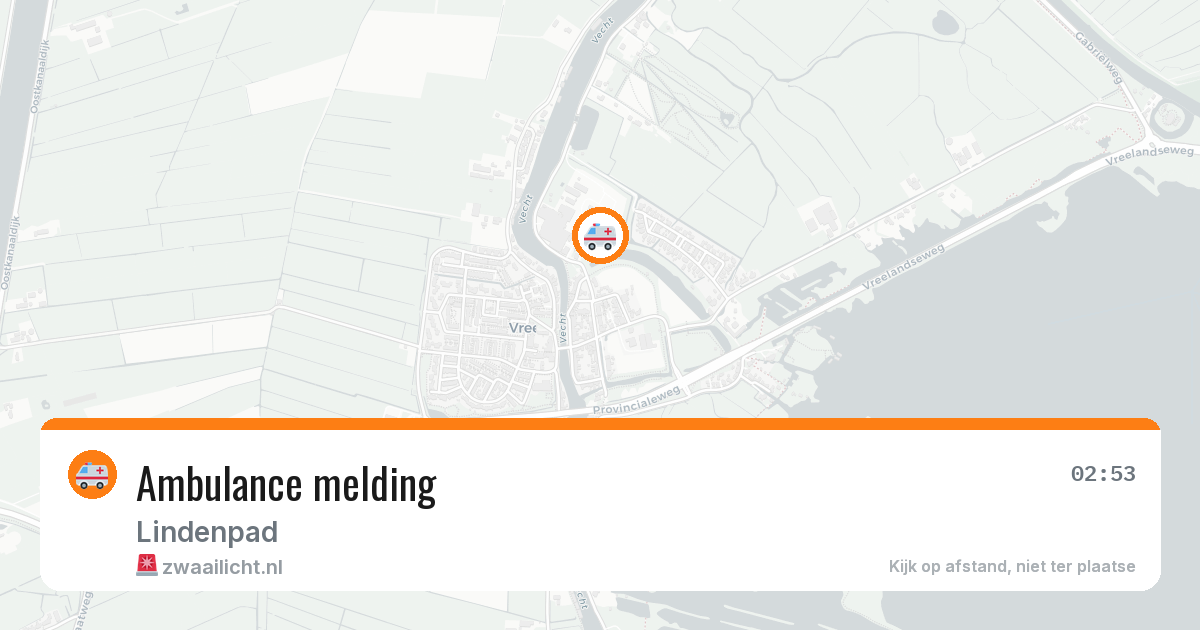 Ambulance melding — 18 jan 2026