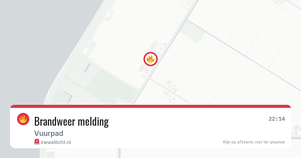 Brandweer melding — 6 jul 2026