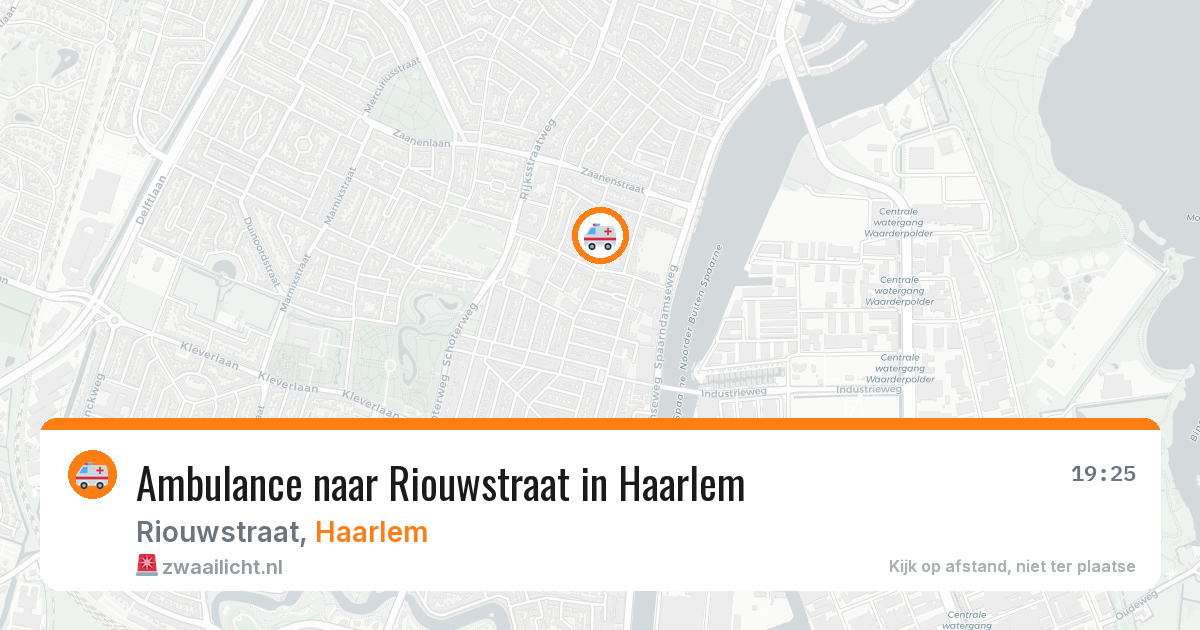 Ambulance naar Riouwstraat in Haarlem — 29 jan 2026