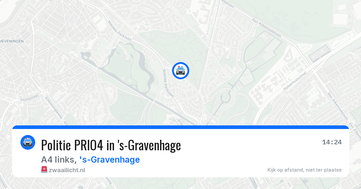 Politie PRIO4 in 's-Gravenhage — 22 mrt 2026 | 🚨 Zwaailicht.nl