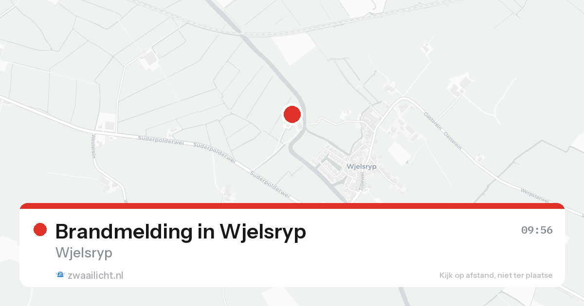 Brandmelding in Wjelsryp — 14 aug 2026