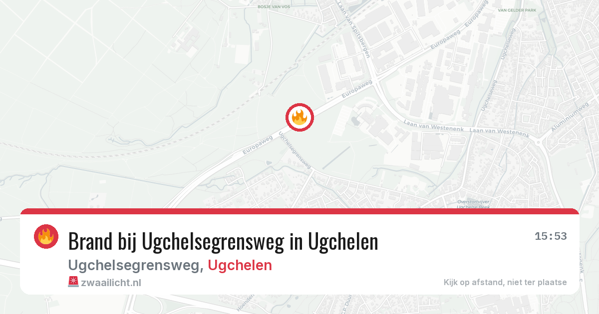 Brand bij Ugchelsegrensweg in Ugchelen — 28 jul 2026