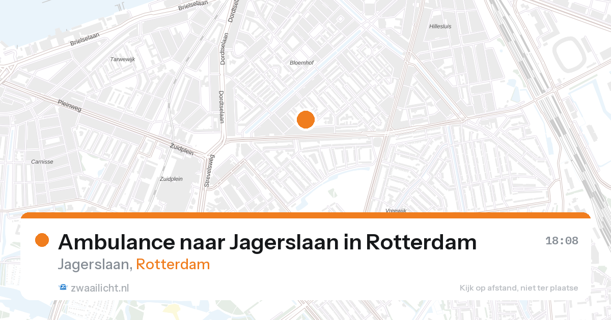 Ambulance naar Jagerslaan in Rotterdam — 27 aug 2026