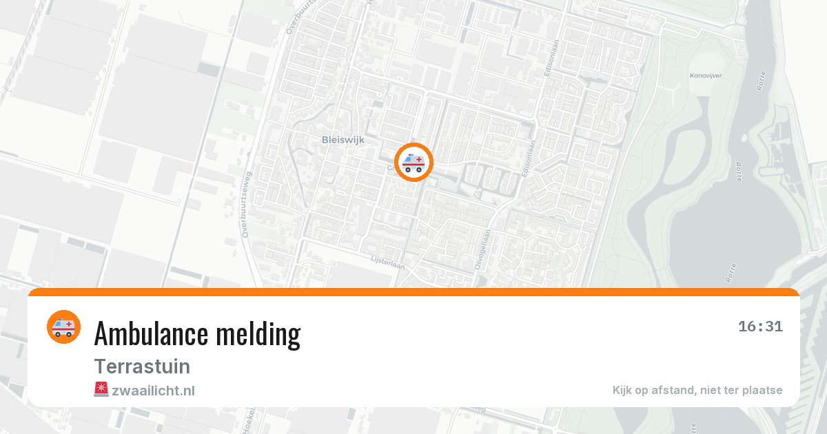 Ambulance melding — 8 jun 2026