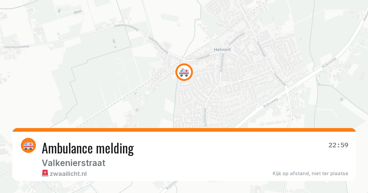 Ambulance melding — 30 mei 2026