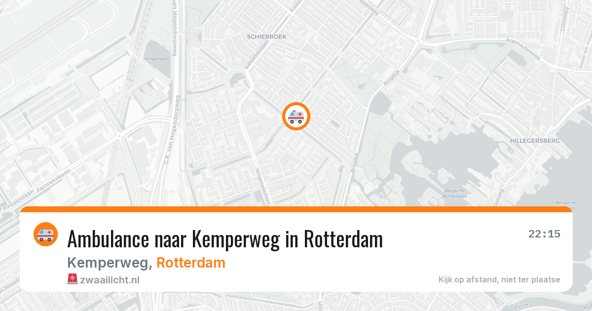 Ambulance naar Kemperweg in Rotterdam — 10 jun 2026