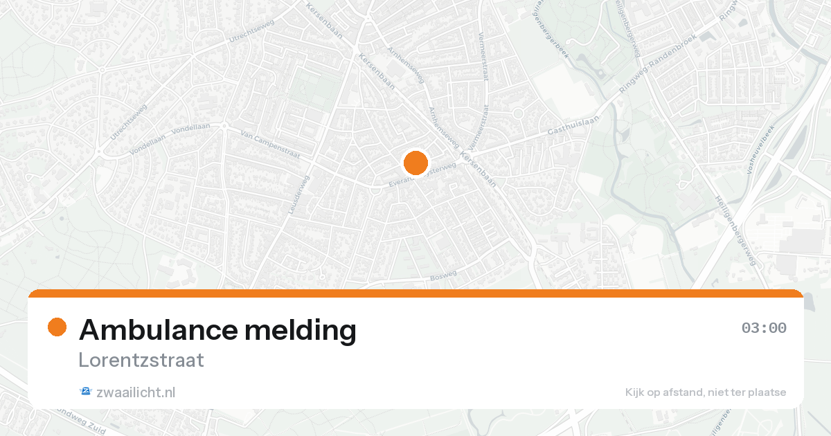 Ambulance melding — 8 feb 2026