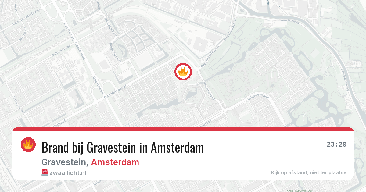 Brand bij Gravestein in Amsterdam — 21 jun 2026
