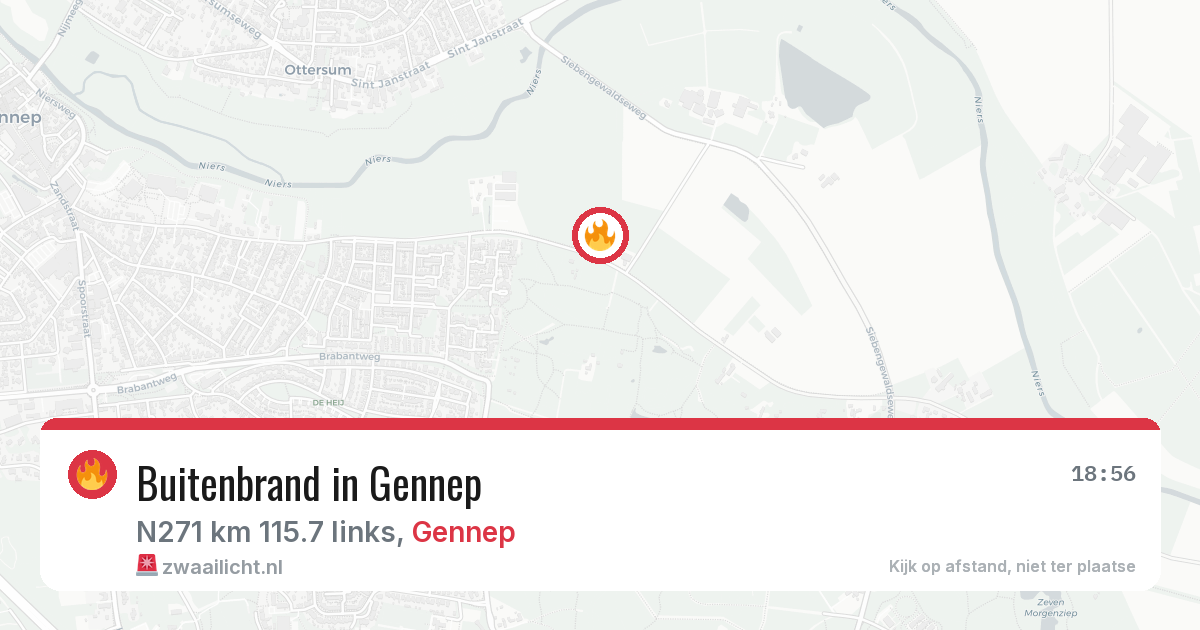 Buitenbrand in Gennep — 1 aug 2026