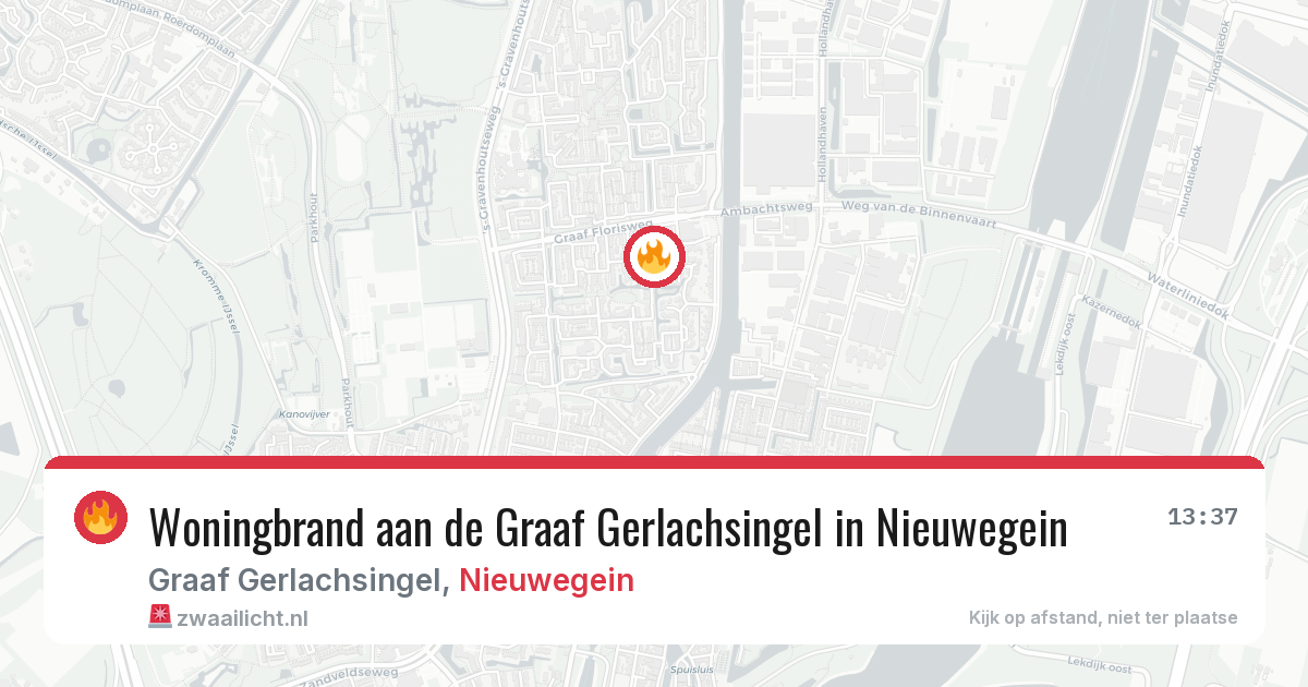 Woningbrand aan de Graaf Gerlachsingel in Nieuwegein — 16 feb 2026