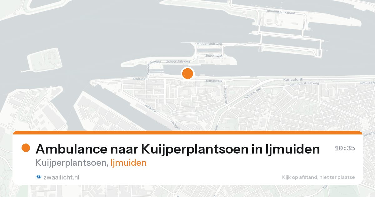 Ambulance naar Kuijperplantsoen in Ijmuiden — 21 aug 2026