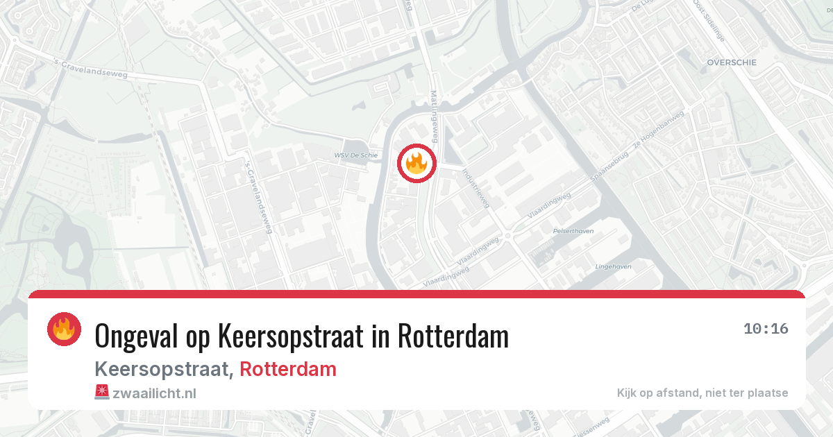 Ongeval op Keersopstraat in Rotterdam — 27 mei 2026