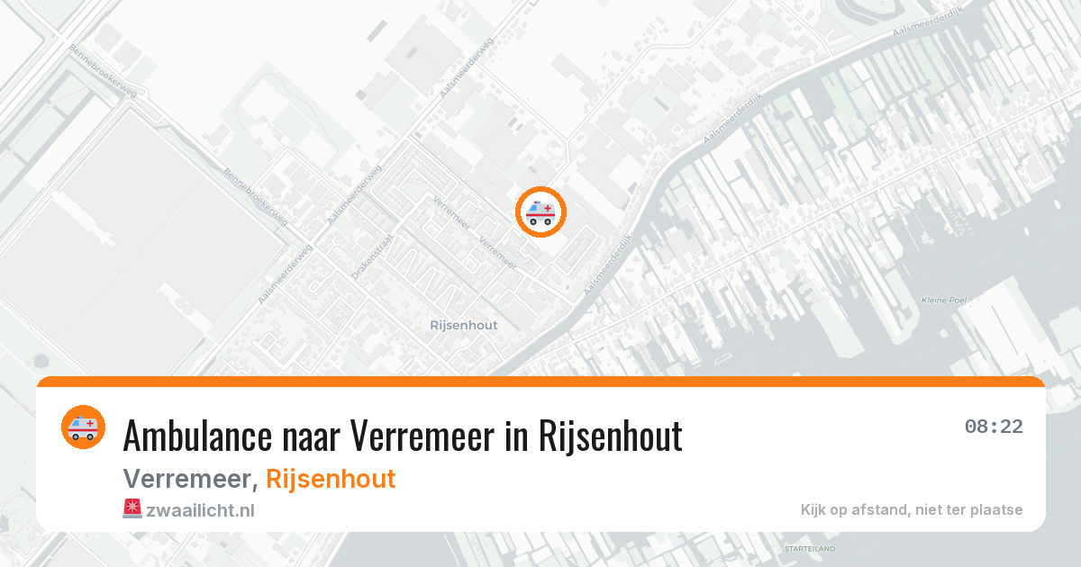 Ambulance naar Verremeer in Rijsenhout — 12 jul 2026