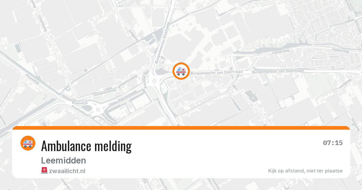 Ambulance melding — 3 feb 2026