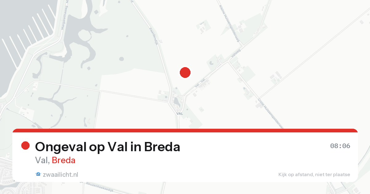 Ongeval op Val in Breda — 24 aug 2026