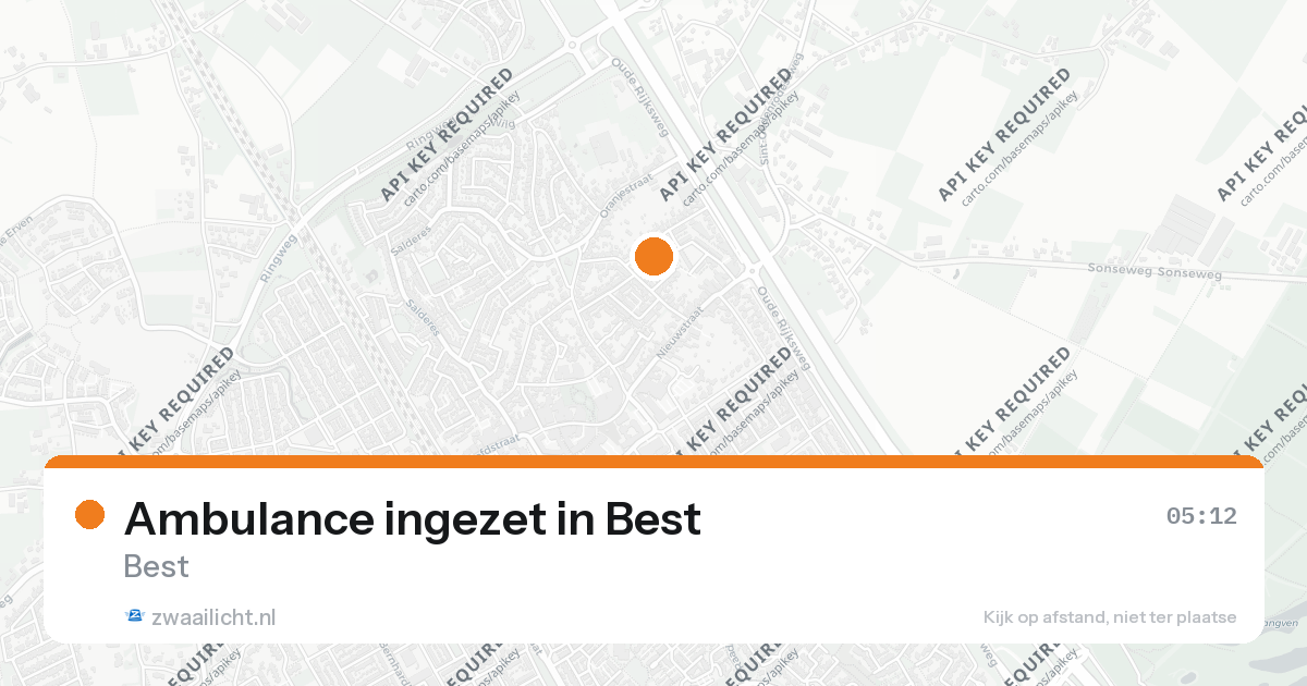 Ambulance ingezet in Best — 26 aug 2026