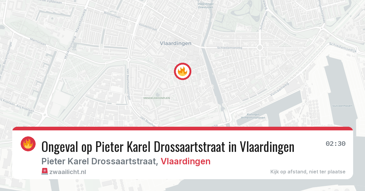 Ongeval op Pieter Karel Drossaartstraat in Vlaardingen — 7 jun 2026