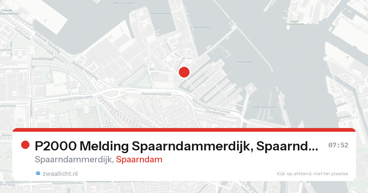 P2000 Melding Spaarndammerdijk, Spaarndam — 31 jan 2026