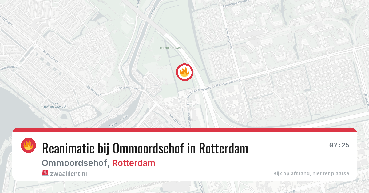 Reanimatie bij Ommoordsehof in Rotterdam — 31 mrt 2026