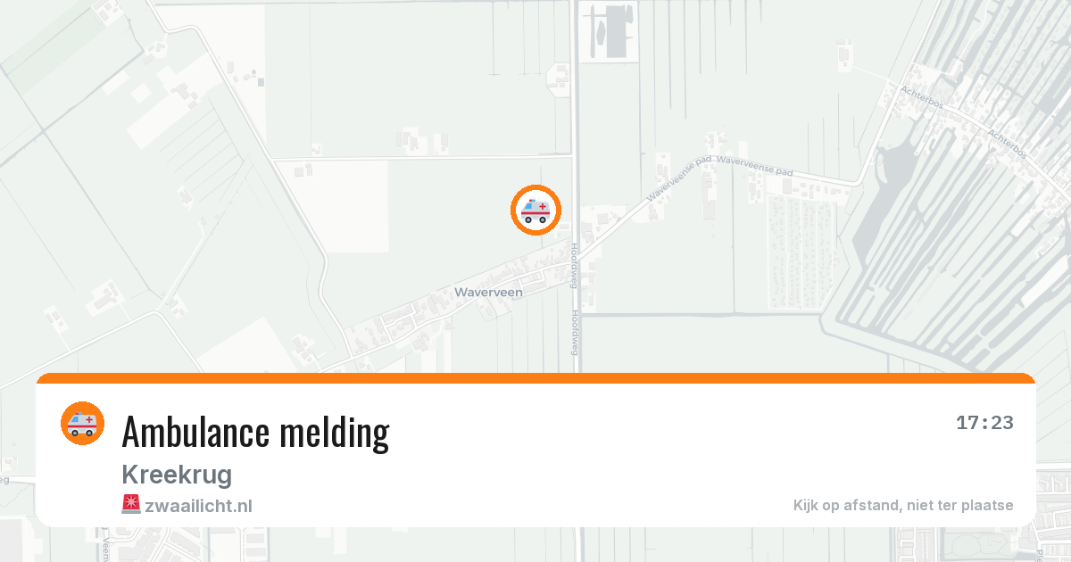 Ambulance melding — 22 jan 2026