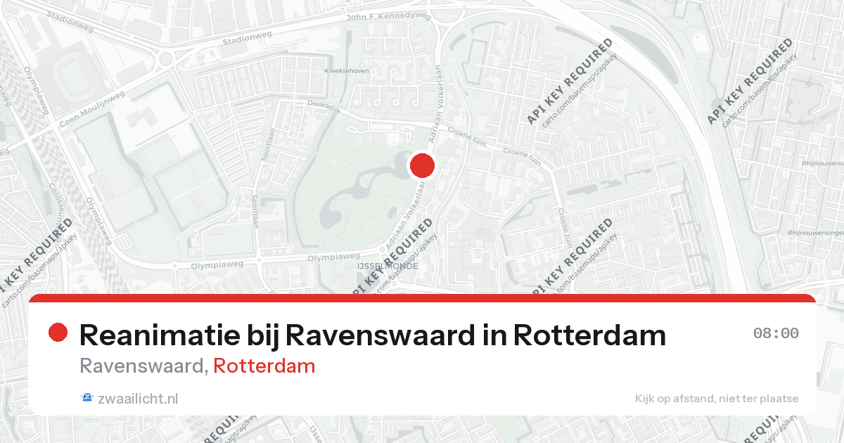 Reanimatie bij Ravenswaard in Rotterdam — 7 feb 2026
