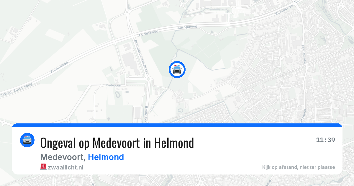 Ongeval op Medevoort in Helmond — 23 mrt 2026