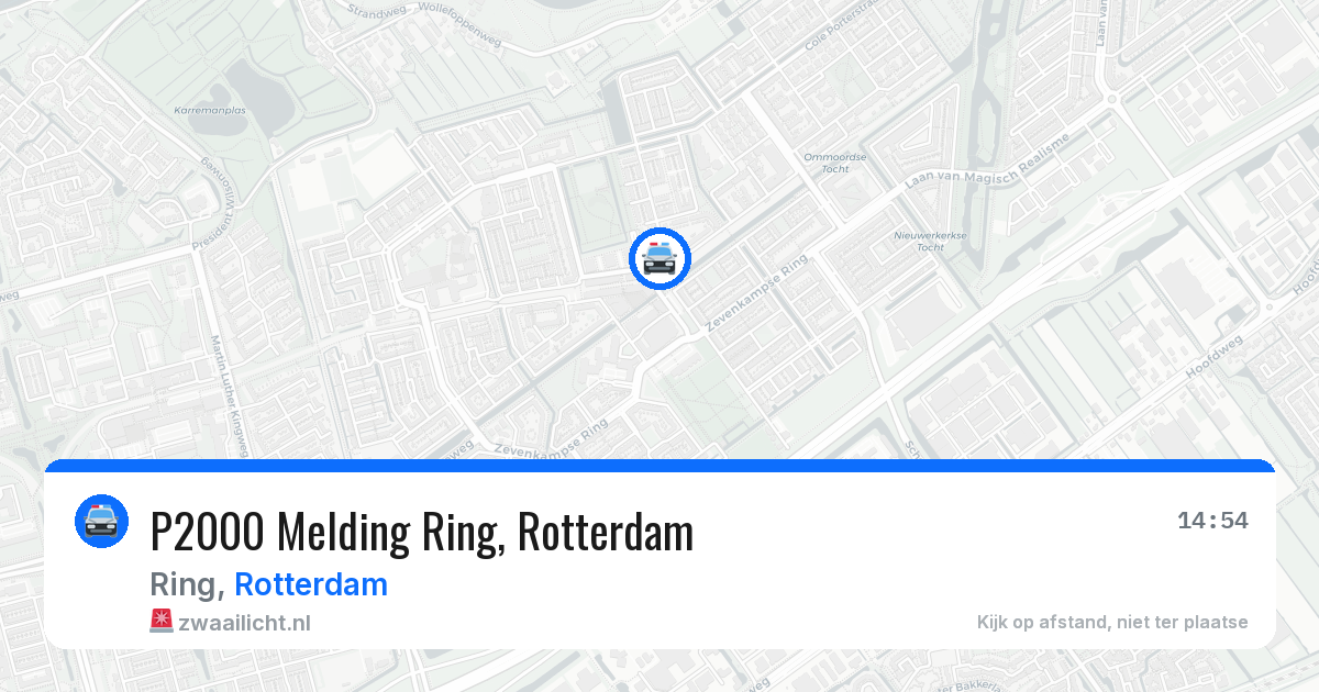 P2000 Melding Ring, Rotterdam — 18 jun 2026