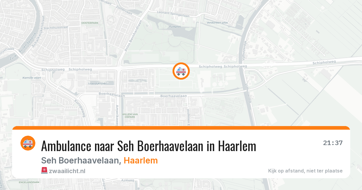 Ambulance naar Seh Boerhaavelaan in Haarlem — 8 feb 2026
