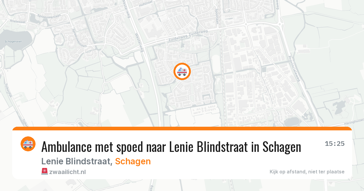 Ambulance met spoed naar Lenie Blindstraat in Schagen — 27 jan 2026
