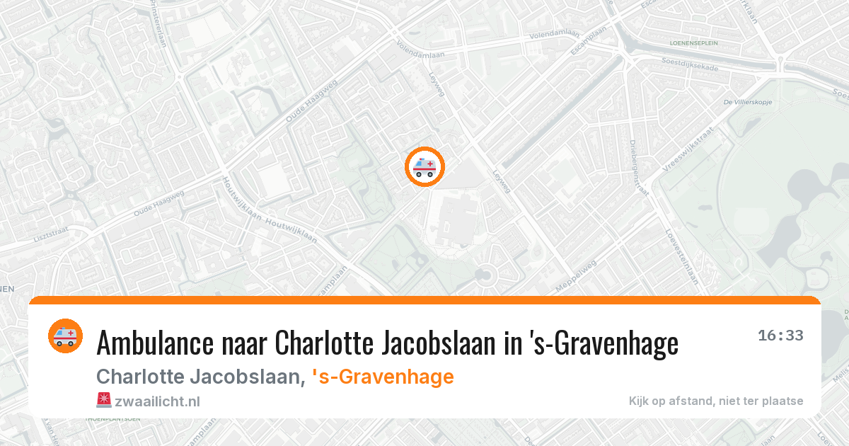 Ambulance naar Charlotte Jacobslaan in 's-Gravenhage — 10 aug 2026