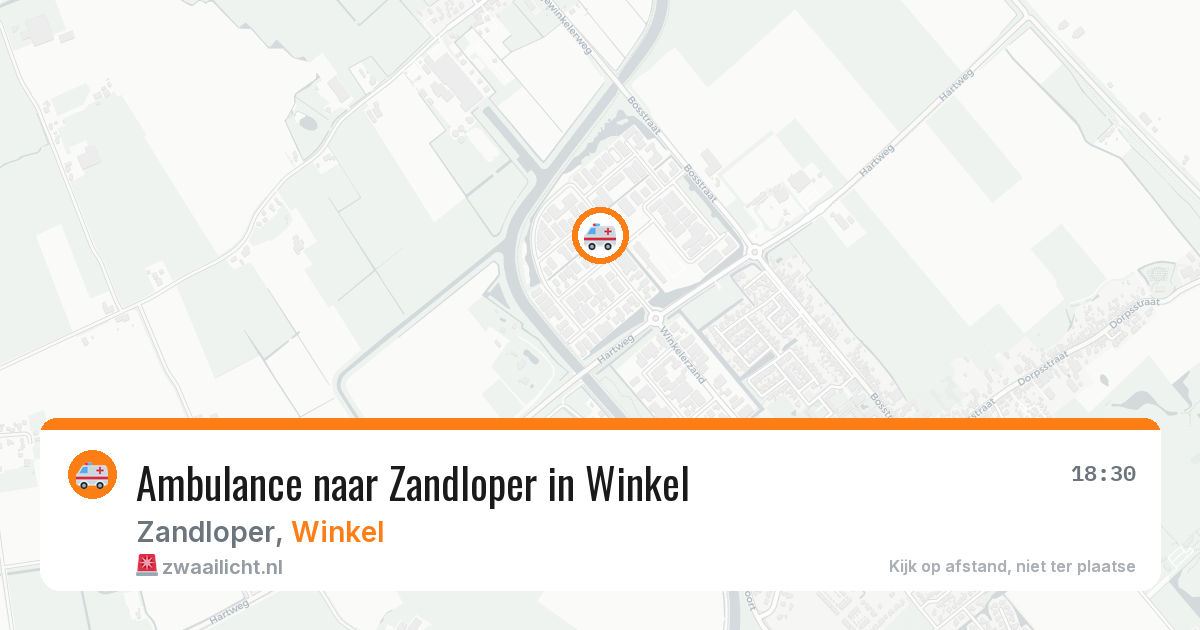 Ambulance naar Zandloper in Winkel — 11 jun 2026