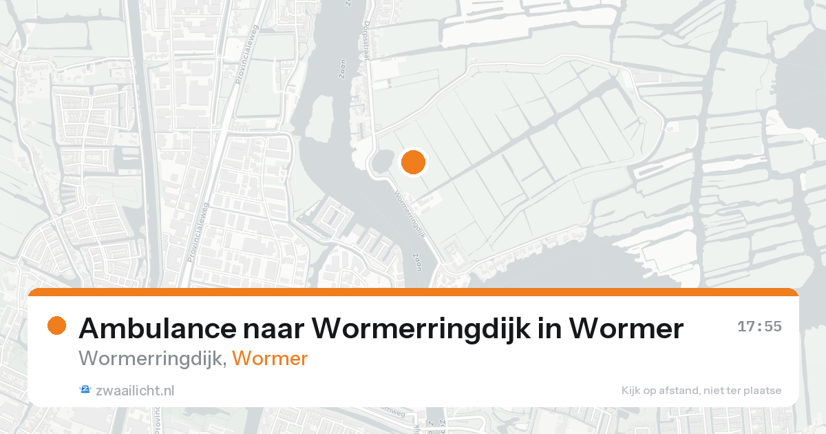 Ambulance naar Wormerringdijk in Wormer — 19 aug 2026