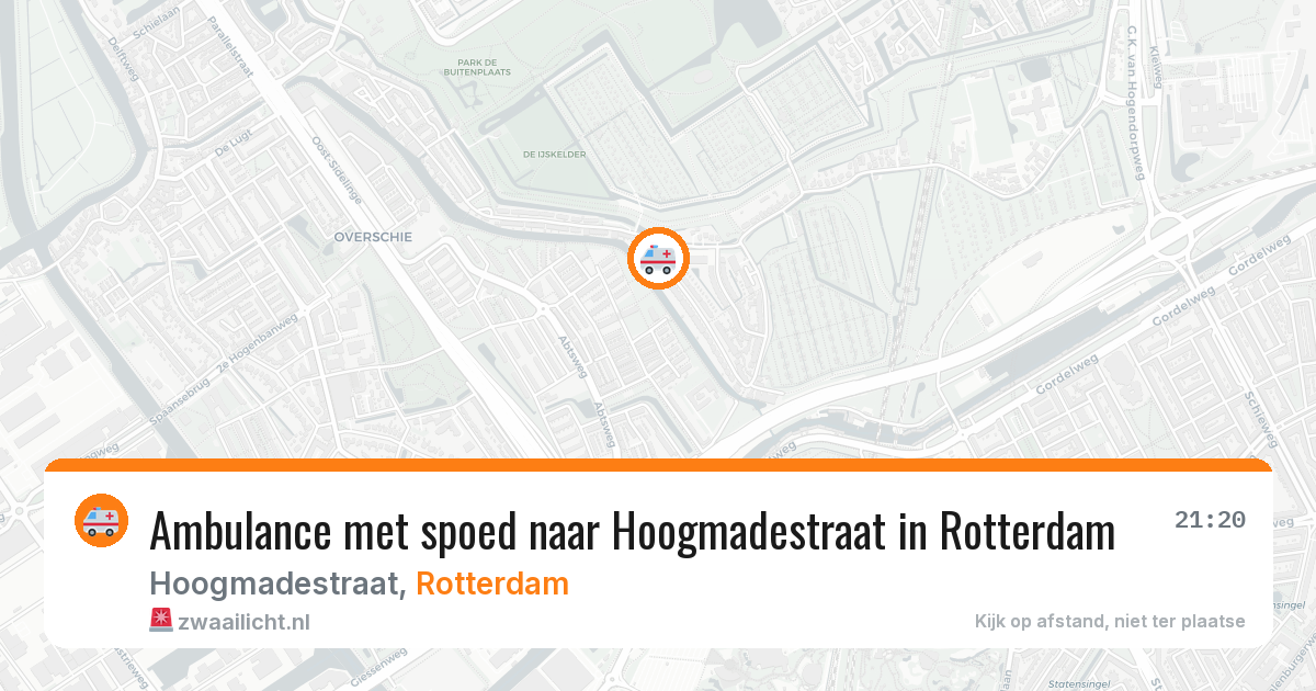 Ambulance met spoed naar Hoogmadestraat in Rotterdam — 8 feb 2026