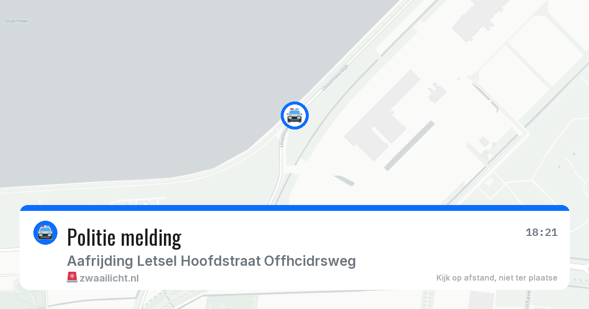 Politie melding — 30 jun 2026