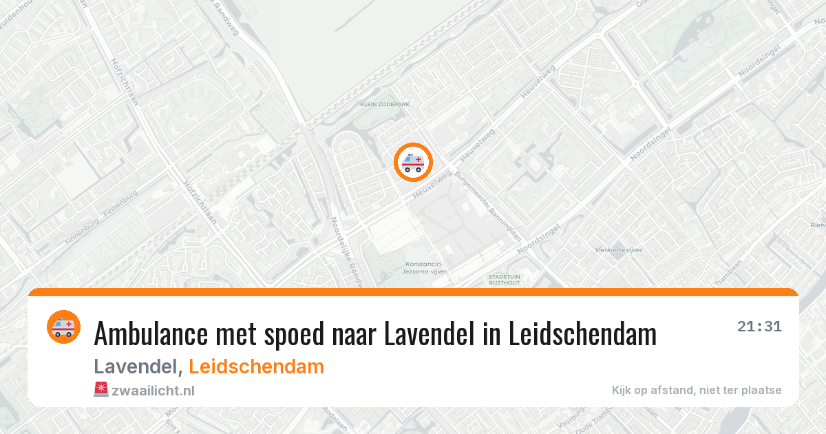 Ambulance met spoed naar Lavendel in Leidschendam — 5 jun 2026