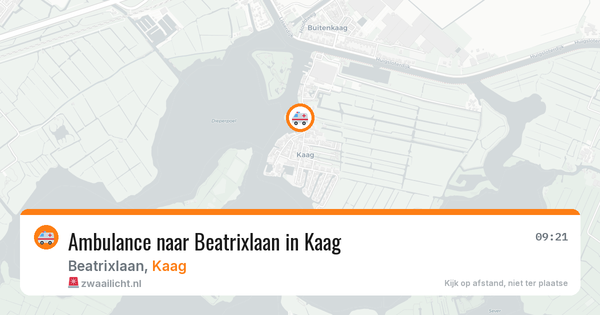 Ambulance naar Beatrixlaan in Kaag — 17 jun 2026