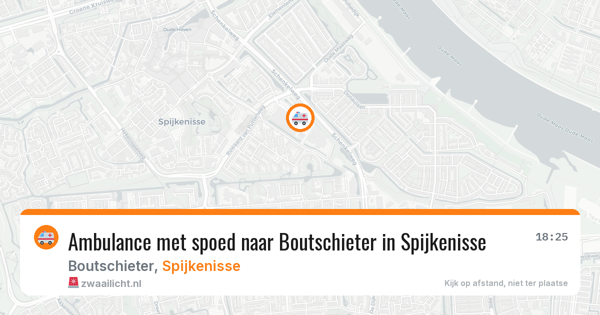 Ambulance met spoed naar Boutschieter in Spijkenisse — 16 mrt 2026