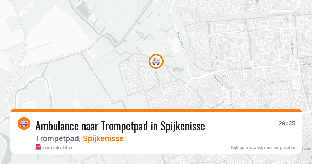 Ambulance naar Trompetpad in Spijkenisse — 30 jun 2026