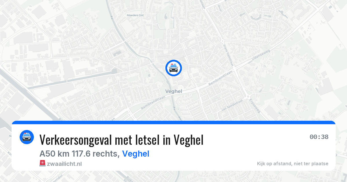 Verkeersongeval met letsel in Veghel — 23 apr 2026